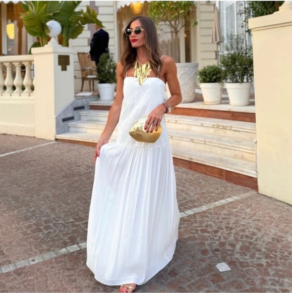Zara White Maxi Dress - Picture 5 of 15